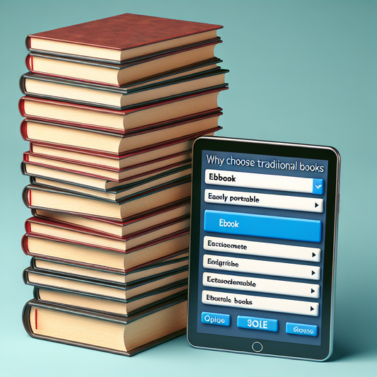 Perché Scegliere gli EBook Rispetto ai Libri Tradizionali